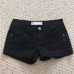 RSQ black jean shorts